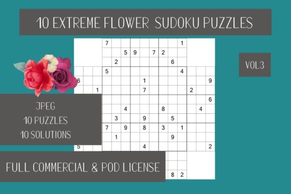 10 Extreme Flower Sudoku Solutions Vol.3 Assets