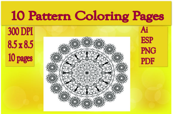10 Pattern Coloring Pages for Creative Projects