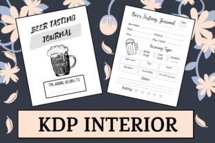 Beer Tasting Journal KDP Interior: Elevating Low Content Publishing with Ready-to-Print Assets