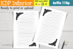 Celtic Corners Printable Lined Notebook: A Complete KDP Interior Solution