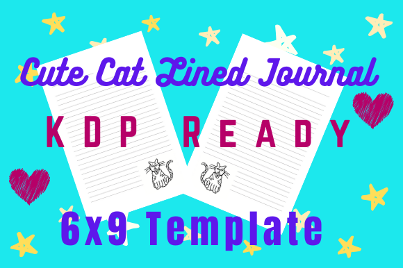 Cute Cat Lined Journal: A Practical Interior Solution for KDP Publishers