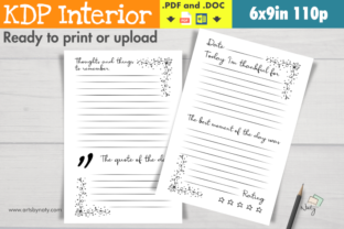 Elevating KDP Portfolios with the Gratitude Journal with Floral Corners Interior