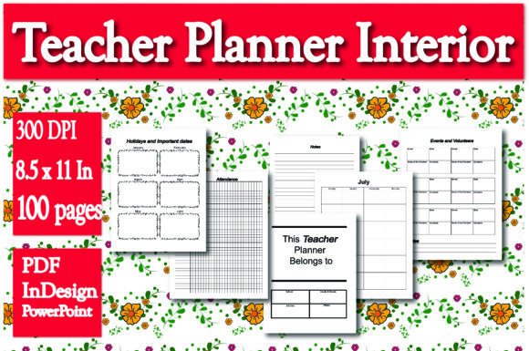 Empowering Educator Entrepreneurs: The Strategic Value of a Customizable KDP Interior Teacher Planner