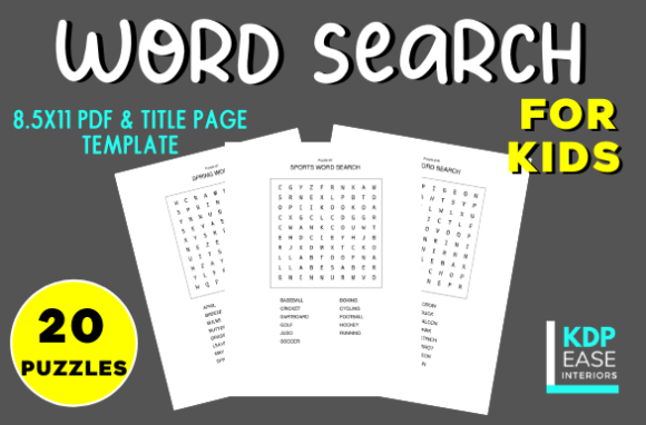 Evaluating 20 Word Search Puzzles for Kids Vol.1 for Print-on-Demand Publishing