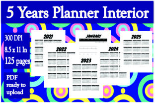 Evaluating the 5 Years Planner Interior for Self-Publishing