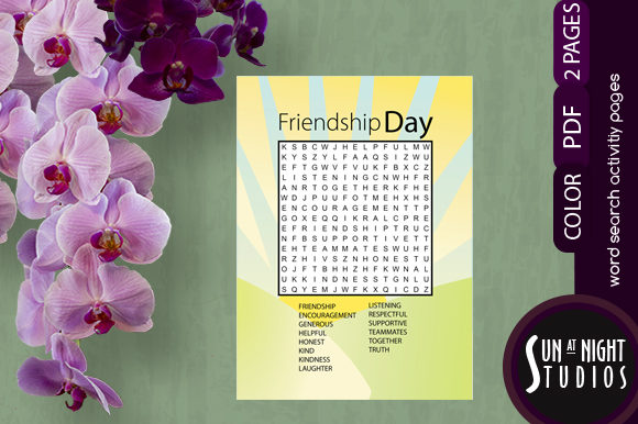 Friendship Day Word Search Activity: Integrating Mindful Engagement into Professional and Personal Workflows