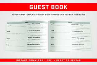 Guest Book Template: A Strategic Asset for KDP Publishers and Event Planners