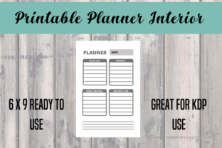 KDP Planner Interior Print Ready to Use: Ensuring Quality in Your 6x9 No Bleed Layout