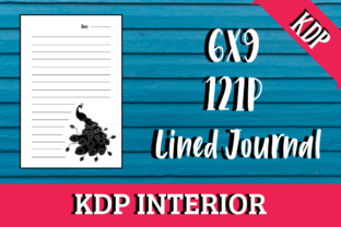 Lined Journal with Peacock KDP Interior: Ready to Publish