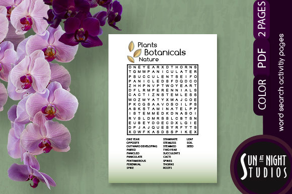 Plants Word Search Activity: A Practical Resource for Education and Cognitive Wellness