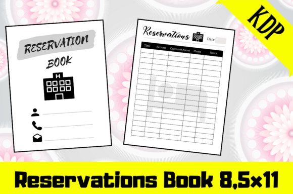 Reservations Book KDP Interior: Ready-to-Print Template