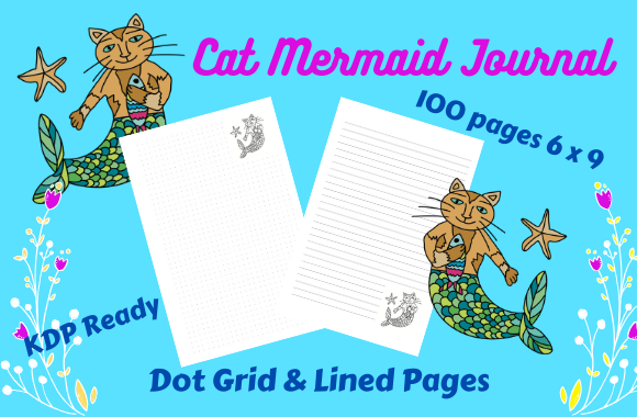 Why the Cat Mermaid Dot Grid Lined Journal is the Perfect Hybrid Notebook for Creative Minds
